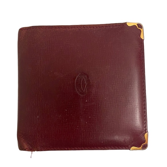 Cartier Other - Vintage Cartier Leather Bifold Wallet